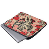 Vintage Cupide-Liebe Laptopschutzhülle (Vorne Knopf)