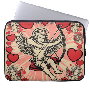 Vintage Cupide-Liebe Laptopschutzhülle