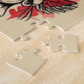 Vintage Cupide-Liebe Puzzle (Seite)