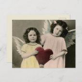 Vintage Cupids Postkarte (Vorne/Hinten)