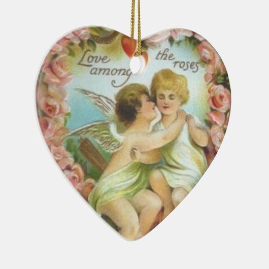 Vintage Cupids Valentine Ornament (Rechts)