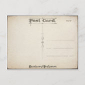 Vintage Cupids Valentine Postkarte (Rückseite)