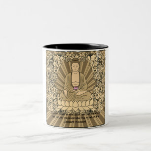 Vintage Custom Buddha Zweifarbige Tasse