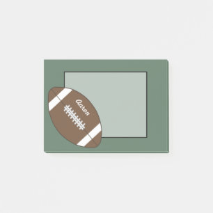 Vintage-Custom-Fußball-Post-it-Notes-Geschenk Post-it Klebezettel
