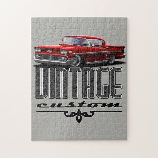 Vintage Customs Impala Puzzle (Vertikal)