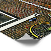 Vintage cycling gifts poster (Ecke)