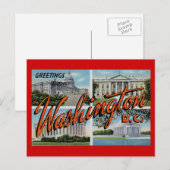 Vintage D.C. Postkarte (Vorne/Hinten)