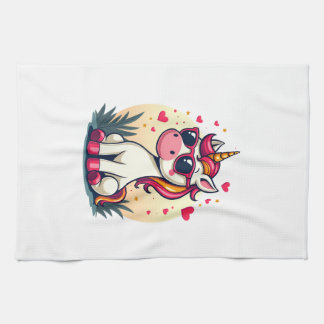 Vintage Dabbing Einhorn Regenbogen Sonnenbrille Re Geschirrtuch