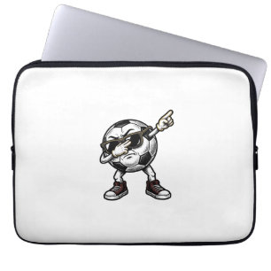 Vintage-Dabbing-Fußball-T-Shirt-Design (2)_1 Laptopschutzhülle