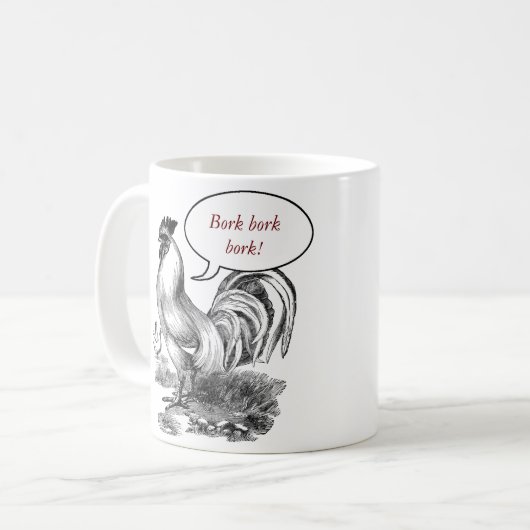 Vintage Dachdarstellung Kaffeetasse (Vorderseite Links)