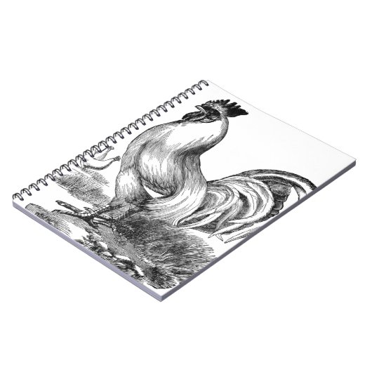 Vintage Dachdarstellung Notizblock (Linke Seite)