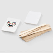 Vintage-Dachshund-Mama-Blumen-Hundefreund-Vektor-D Fächer (Non-assembled)