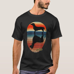 Vintage Dackel Hund Niedliche Dackel Welpe Retro S T-Shirt