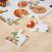 Vintage Dackel nahtlos Puzzle (Seite)