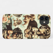 Vintage Dackel Nahtlose Malerei Case-Mate iPhone Hülle (Rückseite (Horizontal))