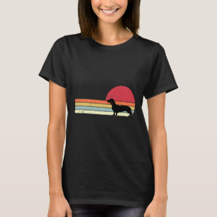 Vintage Dackel Silhouette Retro Style Do T-Shirt