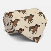 Vintage Dackeln Krawatte (Gerollt)