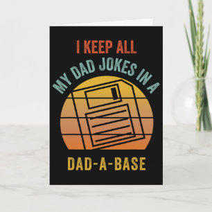 Vintage Dad A Byse Witze Lustiger Vatertag Sarkasm Karte