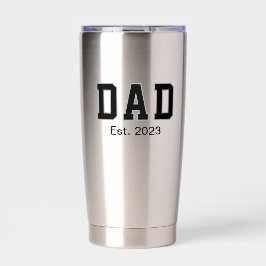 Vintage Dad Established Gift Thermobecher