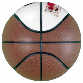 Vintage Dad Established Text 3 Foto-Geschenk Basketball (Rechts)
