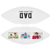 Vintage Dad Established Text 3 Photo Gift Football (Paneele)