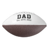 Vintage Dad Established Text 3 Photo Gift Football (Gedreht 90)