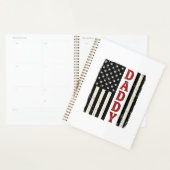 Vintage Daddy American Flag Shirt Design_1 Planer (Anzeige)