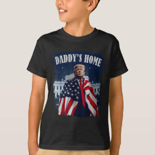 Vintage Daddys Home 2024 Trump Holt Amerika Zurück T-Shirt