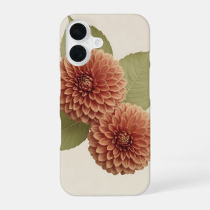 Vintage-Dahlia-Duo iPhone 16 Hülle