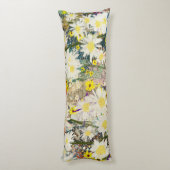 Vintage Daisies - Natur Inspiriert Blumenstrauß - Seitenschläferkissen (Rückseite (Vertikal))