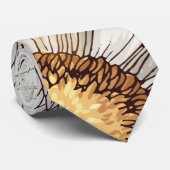 Vintage Daisies & Writing Krawatte (Gerollt)