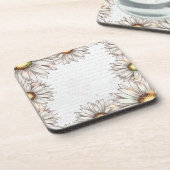 Vintage Daisies & Writing Untersetzer (Linke Seite)