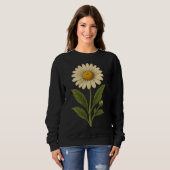 Vintage-Daisy-Basic-Sweatshirt Sweatshirt (Vorne ganz)
