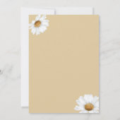 Vintage Daisy Bee Time Capsule Note Card Dankeskarte (Rückseite)