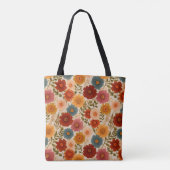 Vintage-Daisy-Blumenmuster Tasche (Rückseite)