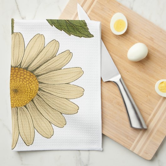 Vintage Daisy Geschirrtuch (Viertel Falte)