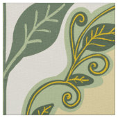 Vintage Daisy Vine Stoff (Nahaufnahme)