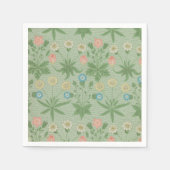 Vintage Daisy - William Morris Blumenmuster Serviette (Vorderseite)
