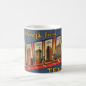 Vintage Dallas Texas  Kaffeetasse (Mittel)