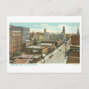 Vintage Dallas, Texas Postkarte
