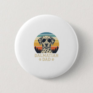Vintage-Dalmatiner-Vater-Hunde-Liebhaber-Design_1 Button