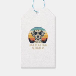 Vintage-Dalmatiner-Vater-Hunde-Liebhaber-Design_1 Geschenkanhänger