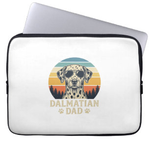Vintage-Dalmatiner-Vater-Hunde-Liebhaber-Design_1 Laptopschutzhülle