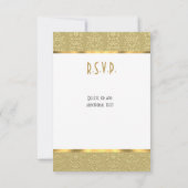 Vintage Damasehe RSVP Karte (Rückseite)