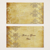 VINTAGE DAMASK-BREITERINVITATIONEN (Vorne & Hinten)