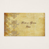 VINTAGE DAMASK-BREITERINVITATIONEN (Rückseite)