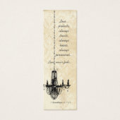 Vintage Damask Candelier Wedding Tags (Vorderseite)