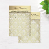 Vintage Damask Muster Ohrringe Grafikkarte (Schreibtisch)