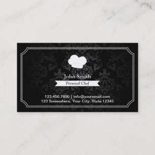 Vintage-Damask-Personal-Chef Visitenkarte