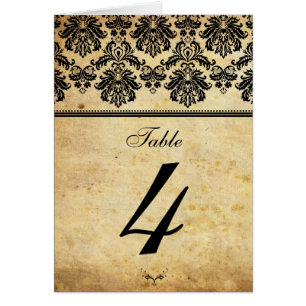 Vintage Damaskatsitznummer